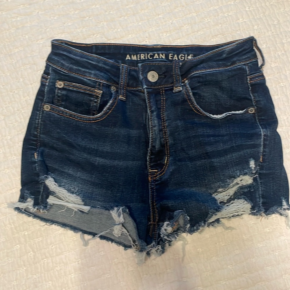 American Eagle super hi rise shortie